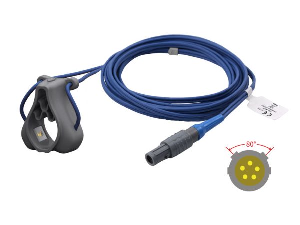 Mindray > Datascope  Compatible Direct-Connect SpO2 Sensor-Adult Silicone ring type
