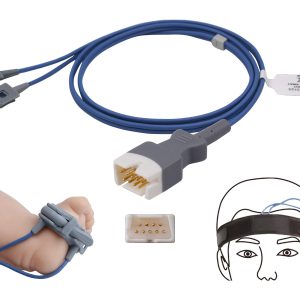 Masimo 1895 (LNCS TC-I) Compatible Short SpO2 Sensor-Adult Ear Clip