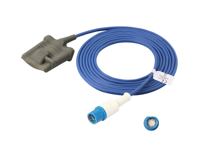 Draeger Infinity Gamma XL Compatible Direct-Connect SpO2 Sensor-Adult Silicone Soft