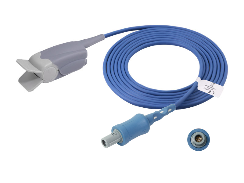 Edan M3/M4/M9/IM9/IM80 Compatible Direct-Connect Spo2 Sensor-Adult Finger Clip