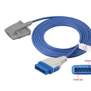 GE Marquette Masimo tech Compatible Direct-Connect SpO2 Sensor-Pediatric Silicone Soft