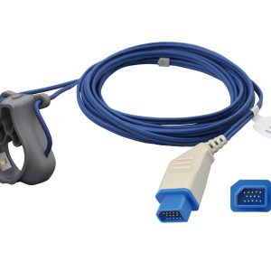 Nihon Kohden Compatible Direct-Connect SpO2 Sensor-Adult Silicone ring type