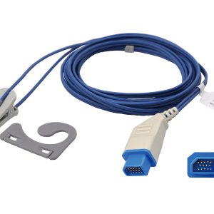 Nihon Kohden Compatible Direct-Connect SpO2 Sensor-Adult Ear Clip